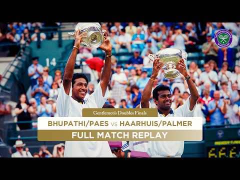 Mahesh Bhupathi/Leander Paes vs Paul Haarhuis and Jared Palmer | Wimbledon 1999 | Full Match