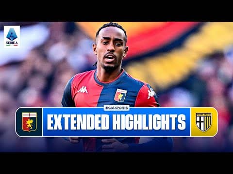 Genoa vs. Parma: Extended Highlights | Serie A | CBS Sports Golazo