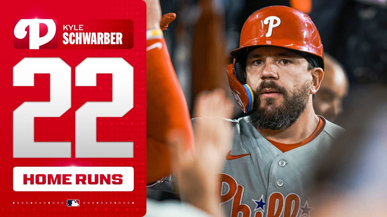 Kyle Schwarber's MLB-leading 22nd home run of 2026! 💥 | MLB Highlights