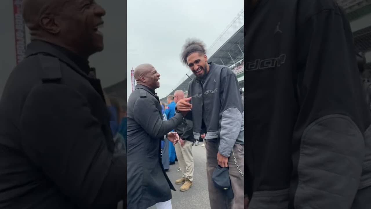 Obi Toppin Linked Up with Terry Crews Ahead of Indy 500 🔥
