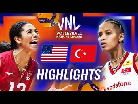 USA 🇺🇸 vs. Türkiye 🇹🇷 - Highlights | Week 3 | Women's VNL 2026