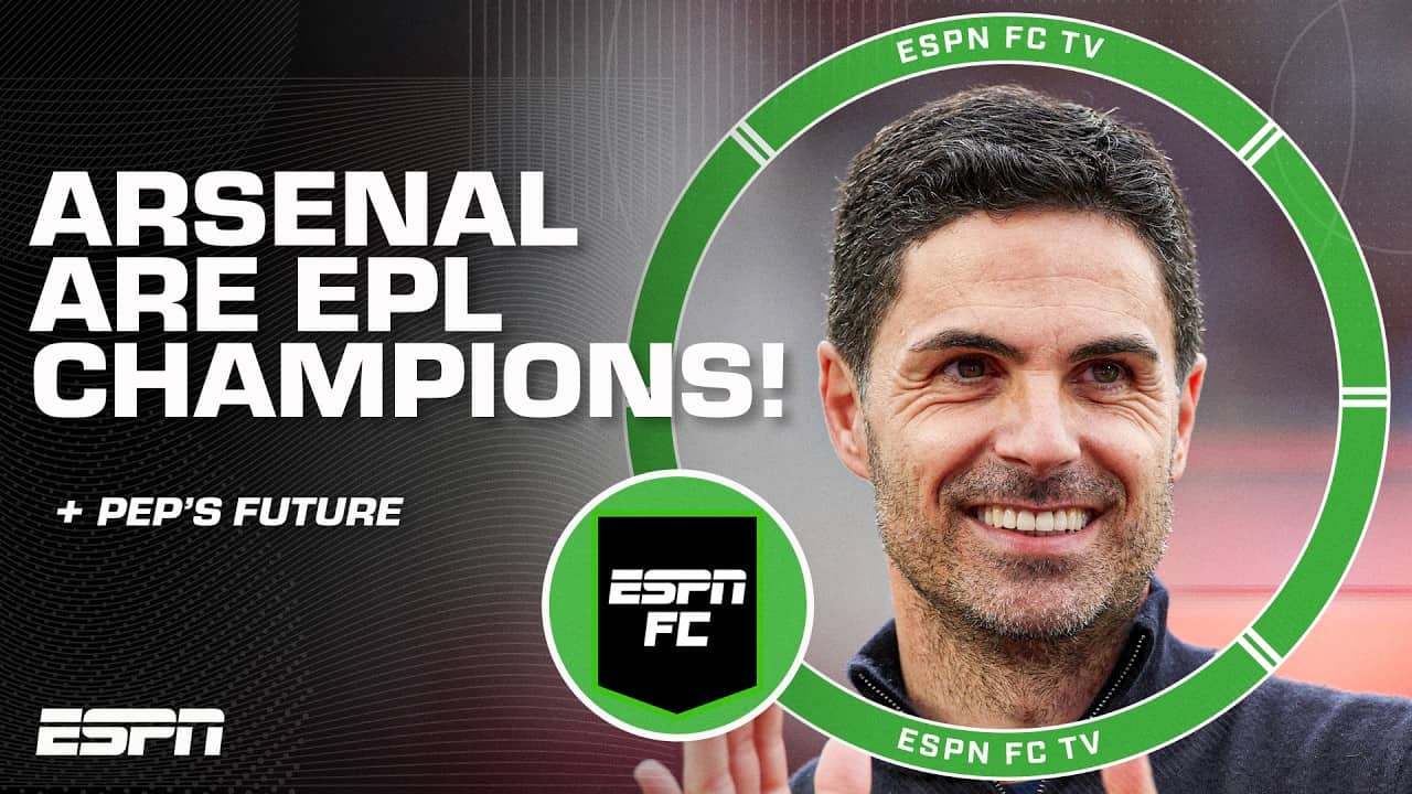 REACTION to Arsenal winning the Premier League for the first time since 2004 🏆 | ESPN FC