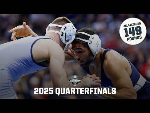 All four 149 lb quarterfinal matches | 2025 NCAA wrestling championships
