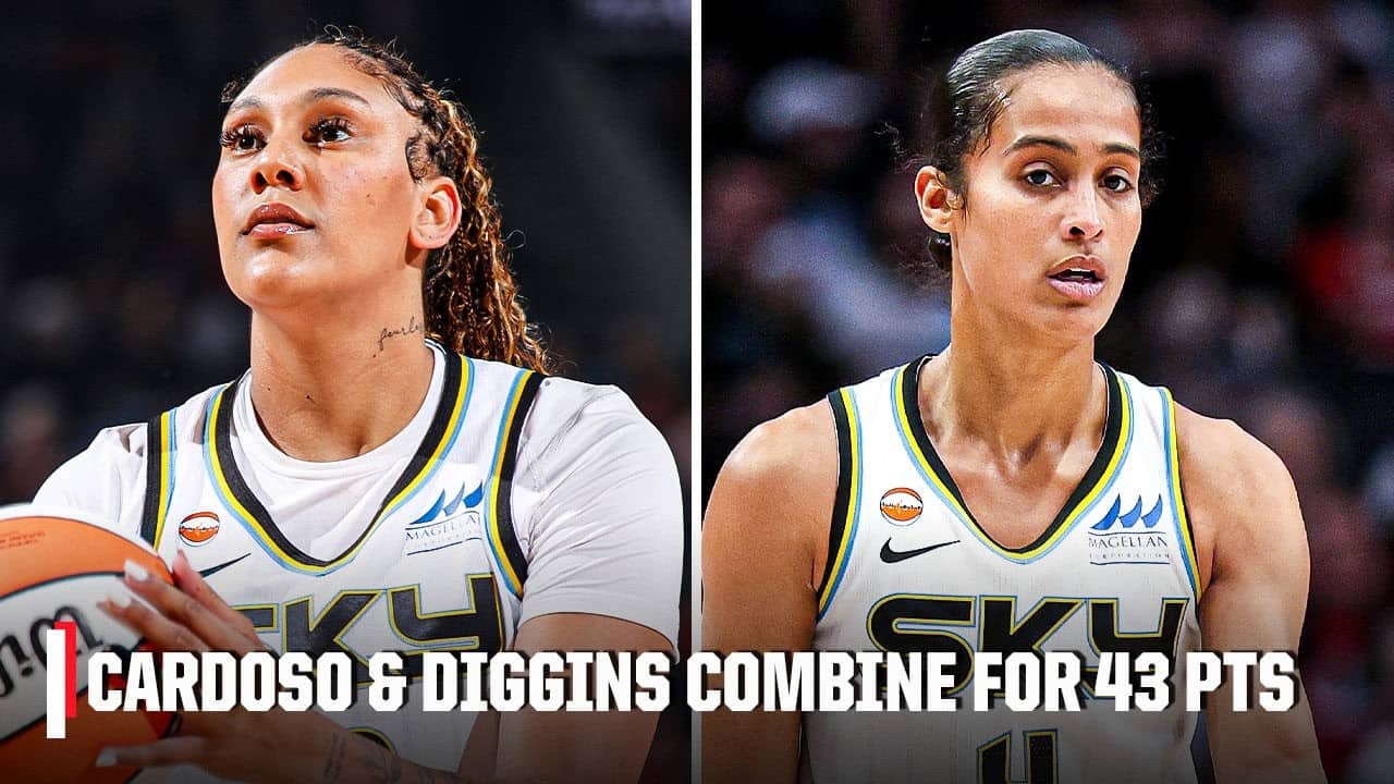 DYNAMIC DUO 🔥 | Kamilla Cardoso & Skylar Diggins Combine for 43 PTS | WNBA on ESPN