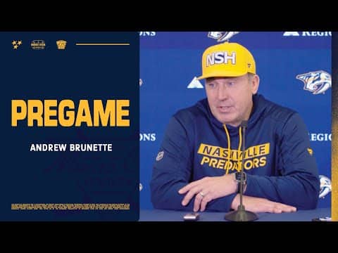 Andrew Brunette Pregame: Dec. 17, 2025