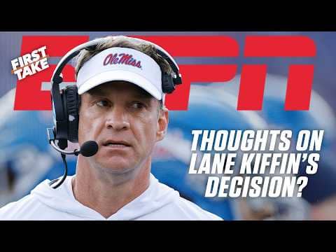 'Ole Miss was NOTHING without him!' 🗣️ Stephen A. DEFENDS Lane Kiffin 👀 | First Take