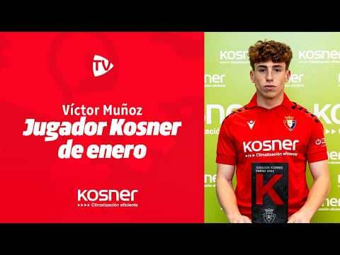 Víctor Muñoz, #JugadorKosnerDelMes de enero | Club Atlético Osasuna