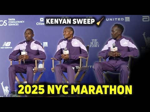 Kenyan Sweep | NYC Marathon Men's Podium Press Conference