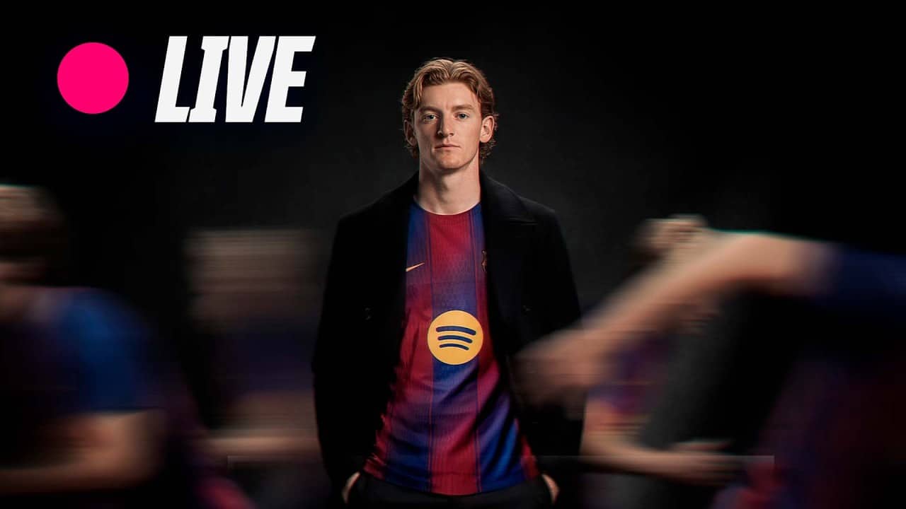 🔴EXCLUSIVE LIVESTREAM: ANTHONY GORDON SIGNS HIS CONTRACT AS A NEW PLAYER OF FC BARCELONA📝🔵🔴
