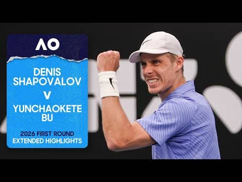 Denis Shapovalov v Yunchaokete Bu Extended Highlights | Australian Open 2026 First Round