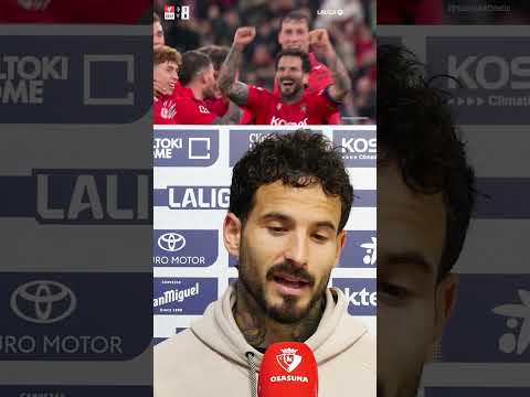 Rubén García explica su golazo ante el Athletic #osasuna #osasunaathletic #laligahighlights