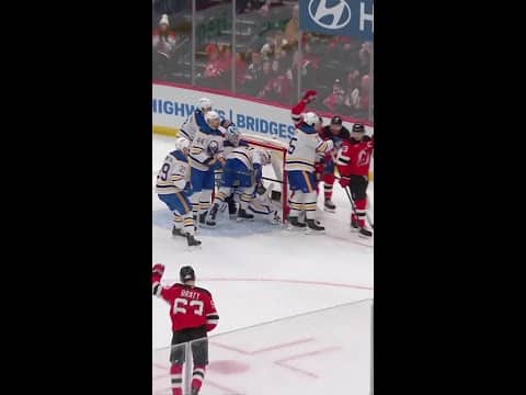 Timo Meier with a Short Goal vs. Buffalo Sabres