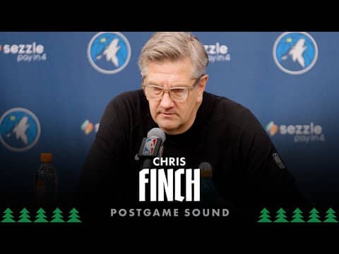 "We Desperately Needed This Win, I'm Proud Of Our Guys ." | Chris Finch Postgame Sound | 01.27.26