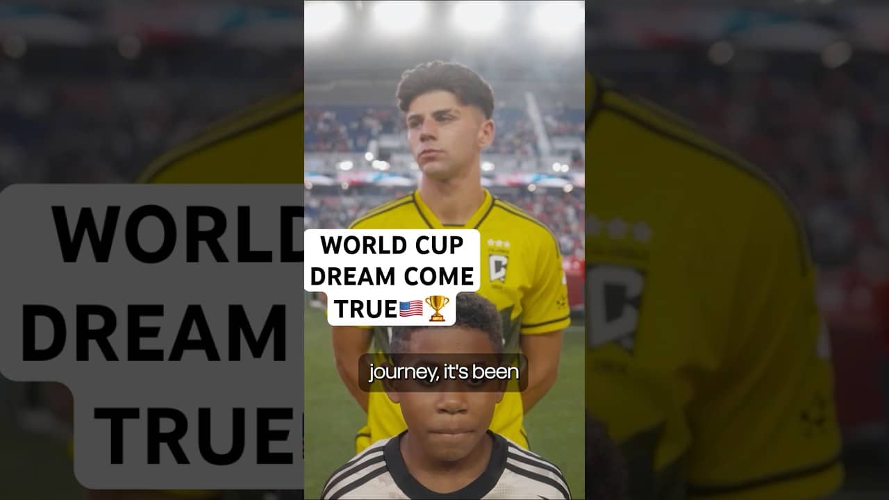 Max Arfsten is living the dream with @ussoccer 🌎🏆