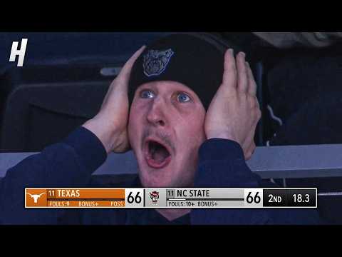 INSANE ENDING 😱 Texas vs NC State | First Four | NCAA March Madness 2026