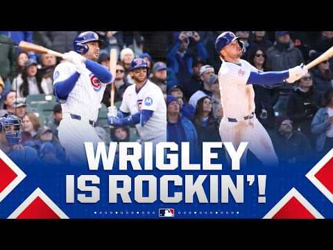 COMEBACK CUBBIES! The Cubs score in the 9th and 10th for the win! 🐻(Conforto, Hoerner CLUTCH RBI!)