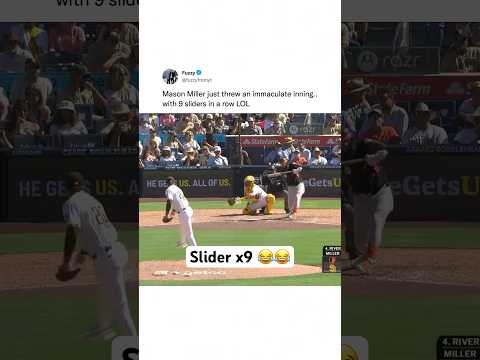 he only threw sliders..