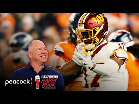 Start Terry McLaurin, DeVonta Smith, Theo Johnson Week 15 | Fantasy Football Happy Hour | NFL on NBC