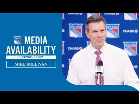 NYR vs MTL: Mike Sullivan Postgame Media Availability | Dec. 13, 2025