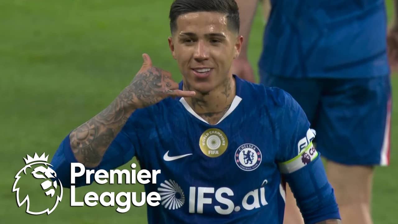 Enzo Fernandez's belter gives Chelsea 1-0 lead over Spurs | Premier League | NBC Sports