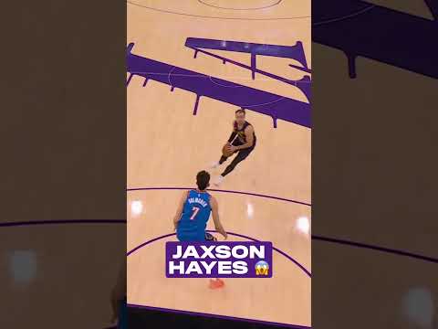 Jaxson Hayes over Chet Holmgren 😤