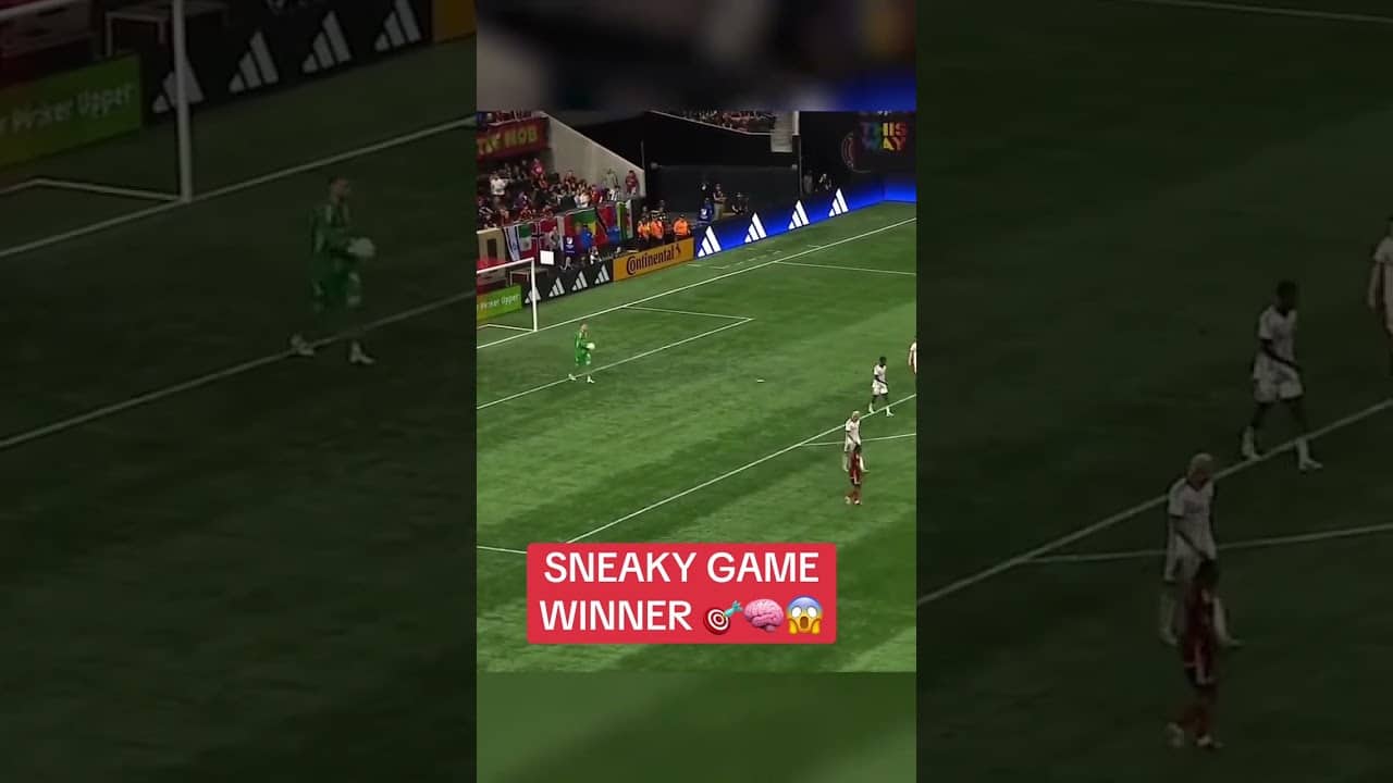What a play 😭 (via MLS on AppleTV)