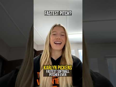 Karlyn Pickens: The Fastest Pitcher in College  Softball History! 🔥🥎