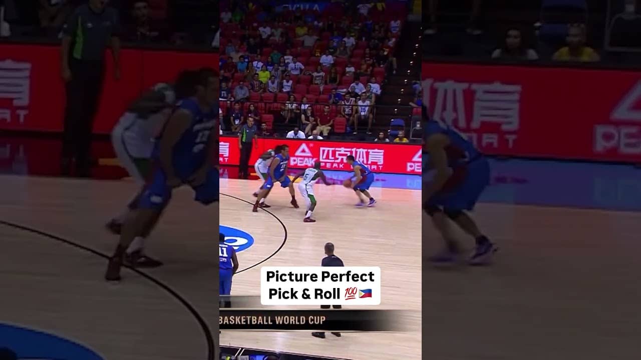 ELITE pick and roll execution 🙌 #FIBAWC