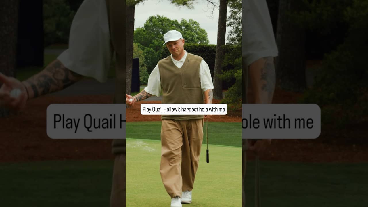 It’s rated the hardest hole at Quail but we’ll see if it plays as the hardest on tour this week