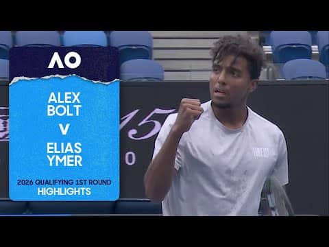Alex Bolt v Elias Ymer Highlights | Australian Open 2026 First Round