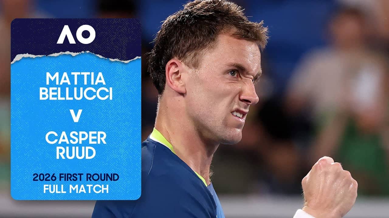 Mattia Bellucci v Casper Ruud Full Match | Australian Open 2026 First Round