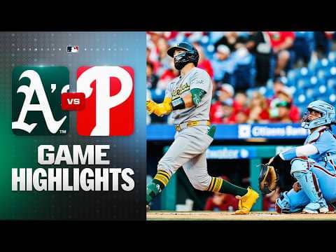 A's vs. Phillies Game Highlights (5/7/26) | MLB Highlights