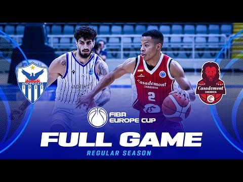 LIVE - Anorthosis Famagusta v Casademont Zaragoza | FIBA Europe Cup 2025-26 | Regular Season