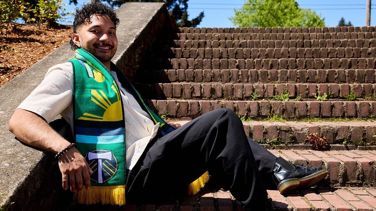 Artist Pedro Ponce talks about his inspiration behind the 2026 AAPI Celebration Scarf