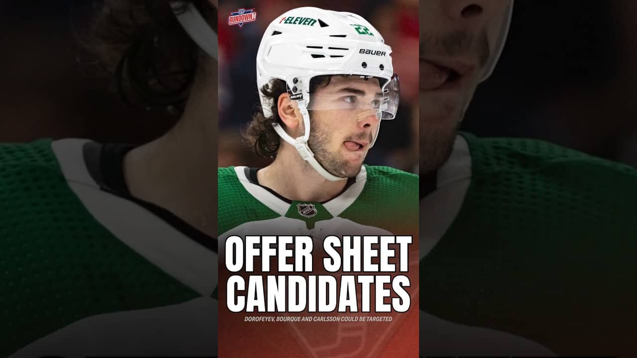 Pavel Dorofeyev, Mavrik Bourque and Leo Carlsson are prime offer sheet candidates