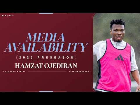 Media Availability | Hamzat Ojediran on new beginning with Rapids, preseason training