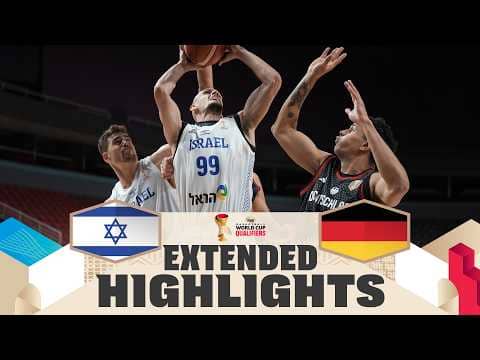 Israel 🇮🇱 v Germany 🇩🇪 | Extended Highlights | FIBA Basketball World Cup 2027 European Qualifiers