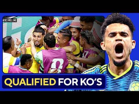 Colombia QUALIFIES to World Cup Knockout Stage with big win against DR Congo!