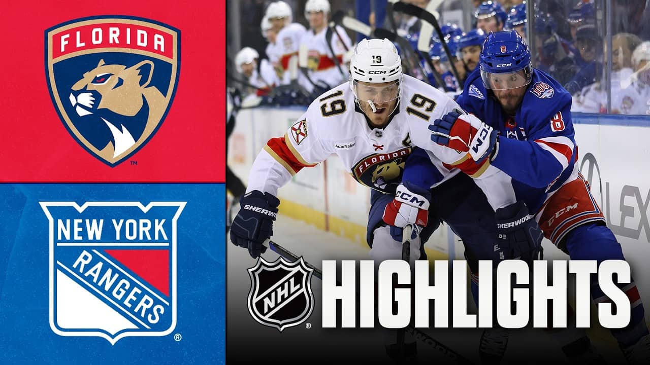 Panthers vs. Rangers | NHL Highlights | March 29, 2026