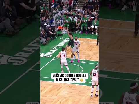 Nikola Vučević making an immediate impact 💪 Finishing with 11 PTS, 12 REB, 4 AST, 2 STL 🔥