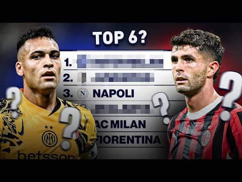 Predicting the FINAL Top 6 in Serie A! | Morning Footy | CBS Sports Golazo