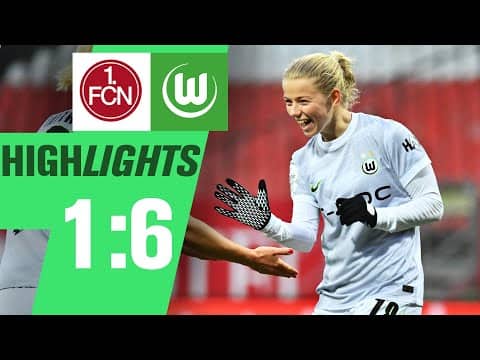 Kantersieg in Nürnberg | Highlights | 1. FC Nürnberg - VfL Wolfsburg