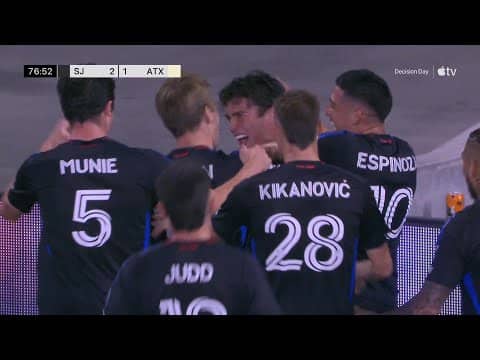 Niko Tsakiris Bangs in CHEEKY FREE KICK for San Jose on Decision Day!