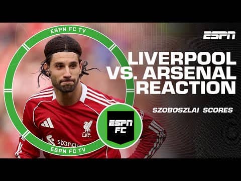 Liverpool vs. Arsenal Reaction ⚽ A moment of magic was the decider! | ESPN FC
