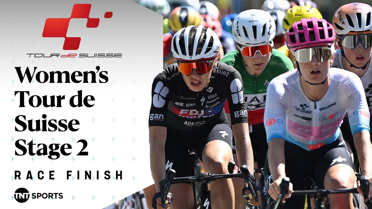 WHAT A GREAT RIDE! 🙌 | 2026 Tour de Suisse Women Stage 2 Final KM's | TNT Sports Cycling