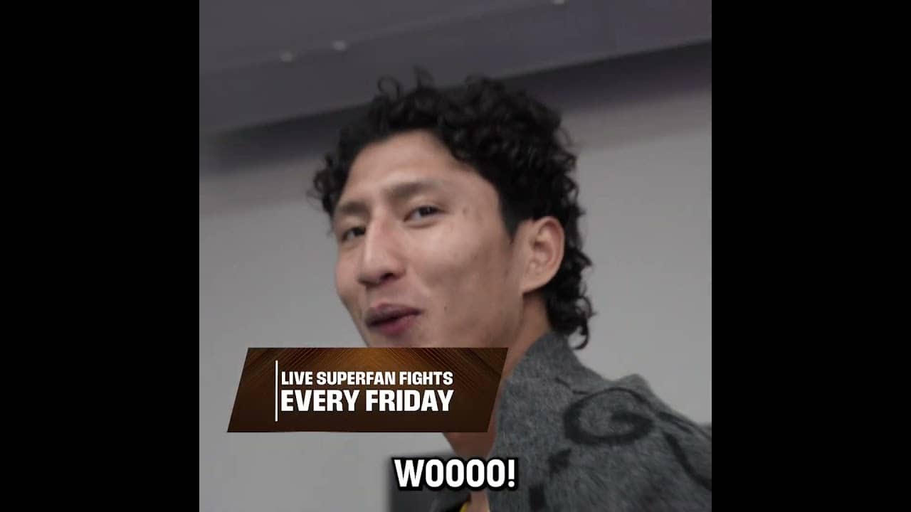 Nabil Anane arrives for his battle with Rambolek today on The Inner Circle Superfan fights! 😉