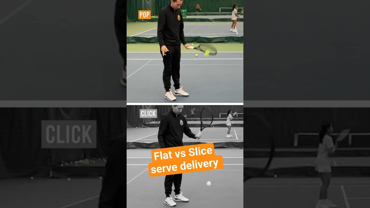 How to improve your FLAT and SLICE serves: