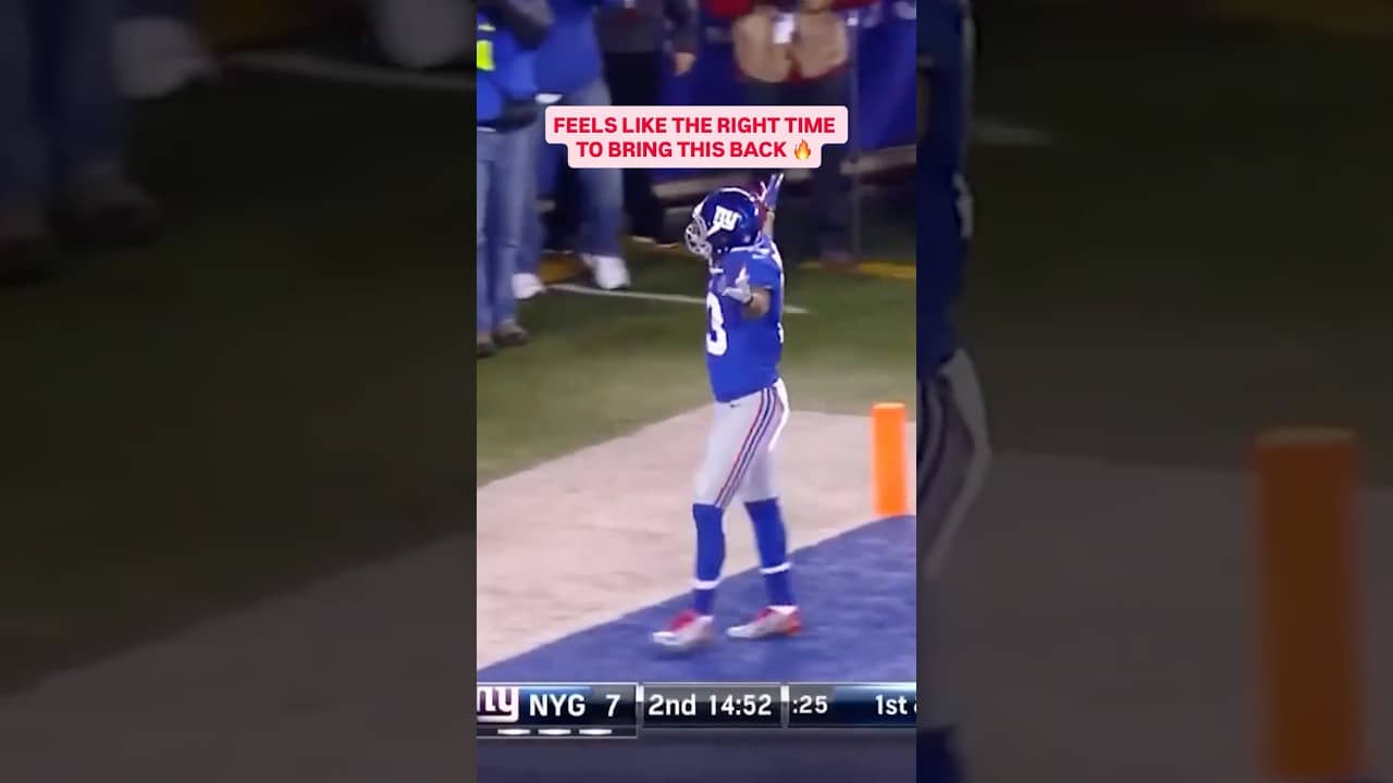 OBJ is BACK with the Giants🔥