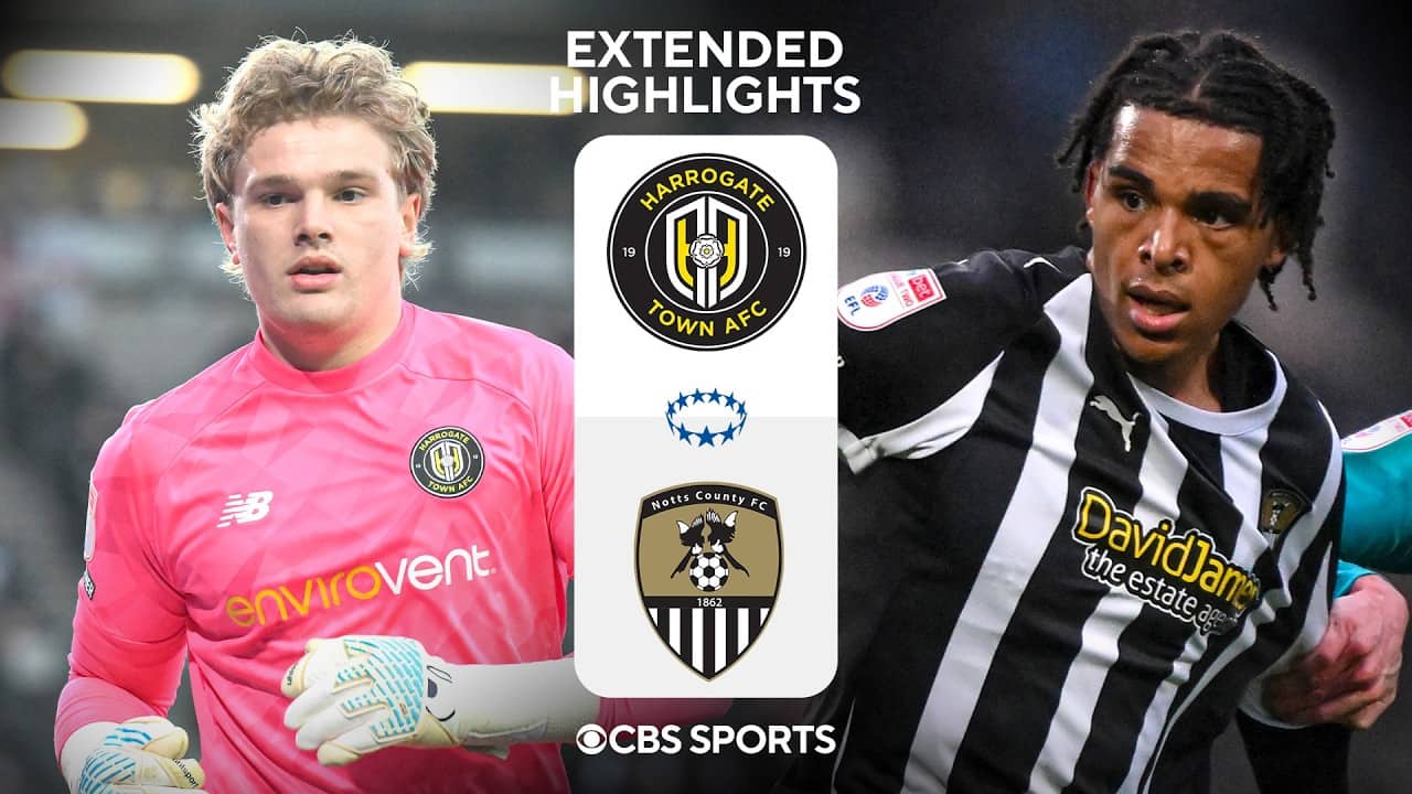 Harrogate Town vs. Notts County: Extended Highlights | EFL League Two | CBS Sports Golazo