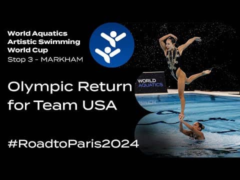 USA 🇺🇸 Makes a Splash: Olympic Artistic Swimming Team Event Returns!